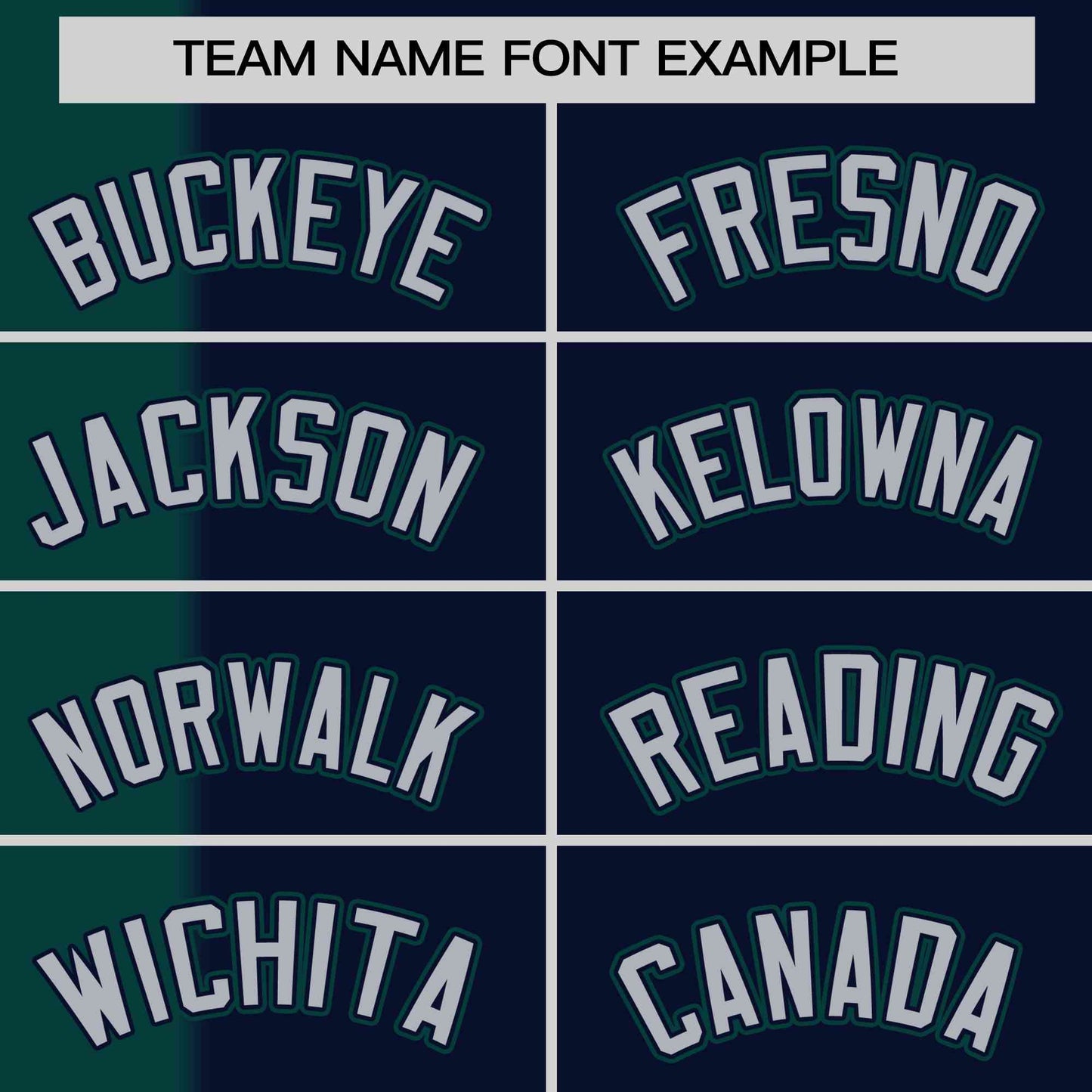 Custom Midnight Green Navy Gradient Stripe Fashion Authentic Two-Button Baseball Jersey