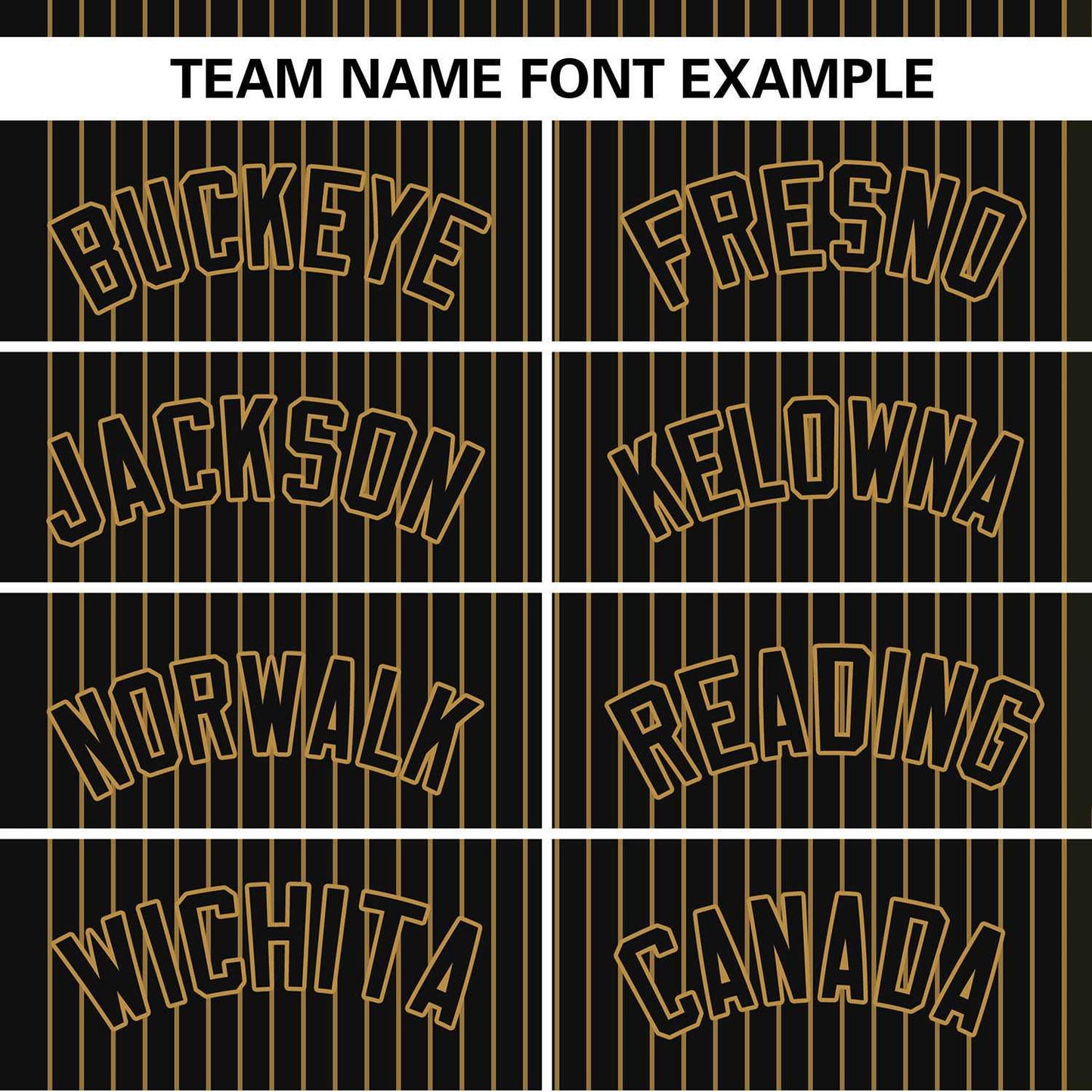 Custom Black Old Gold Stripe Fashion Authentic Two-Button Baseball Jersey