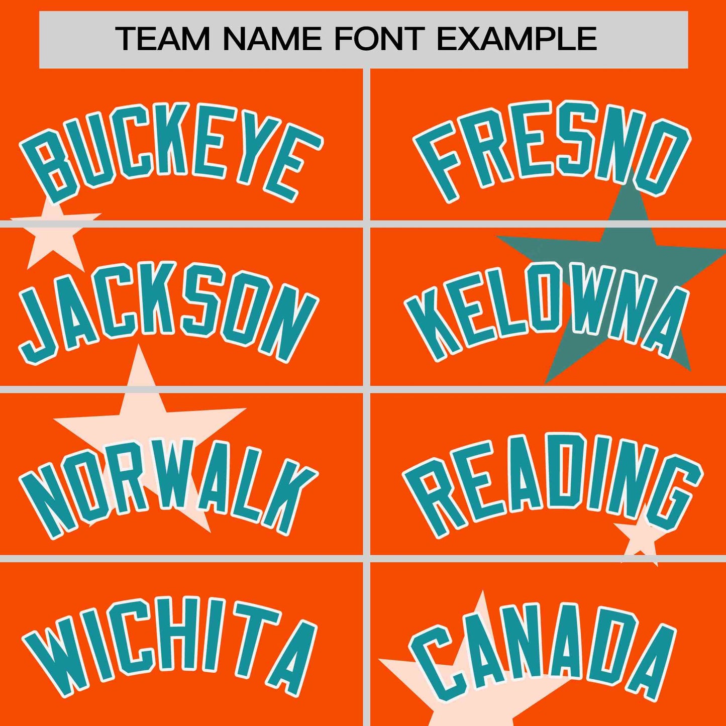 Custom Orange Aqua Personalized Star Graffiti Pattern Authentic Two-Button Baseball Jersey