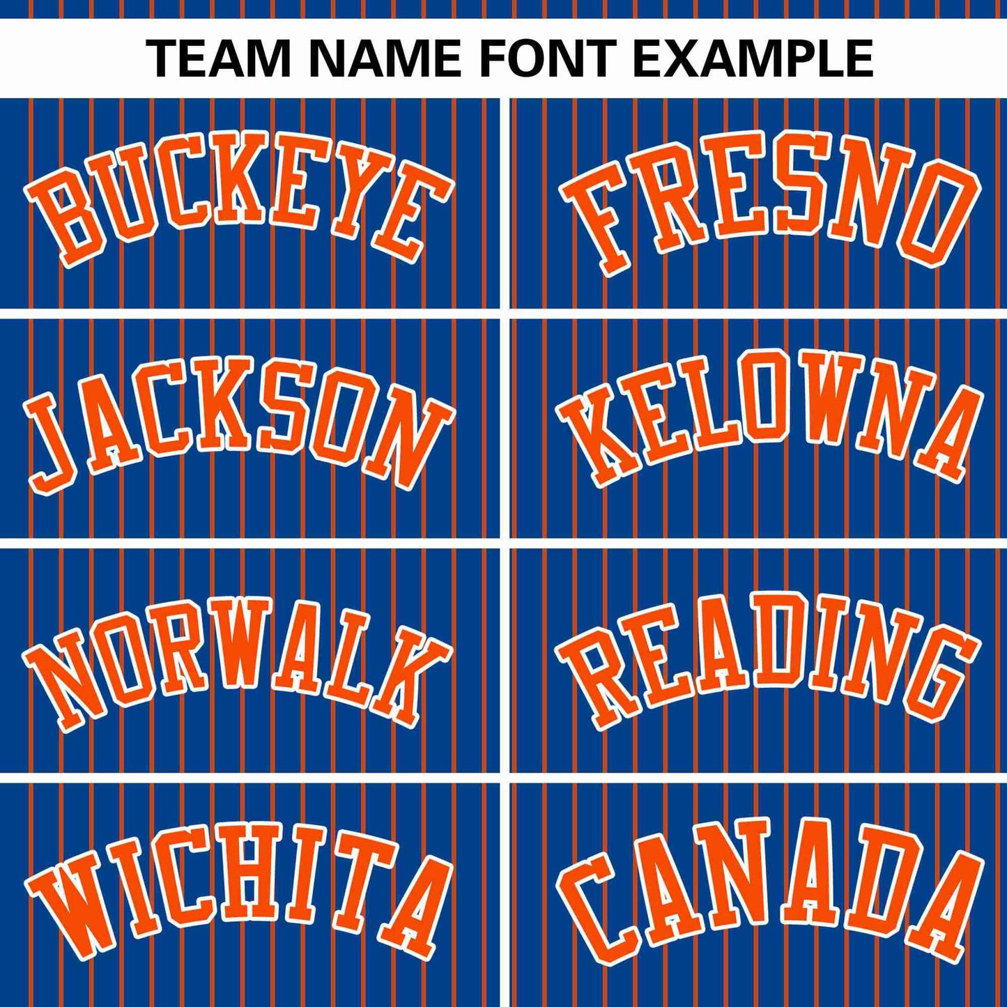 Custom Royal Orange Stripe Fashion Authentic Pullover Baseball Jersey