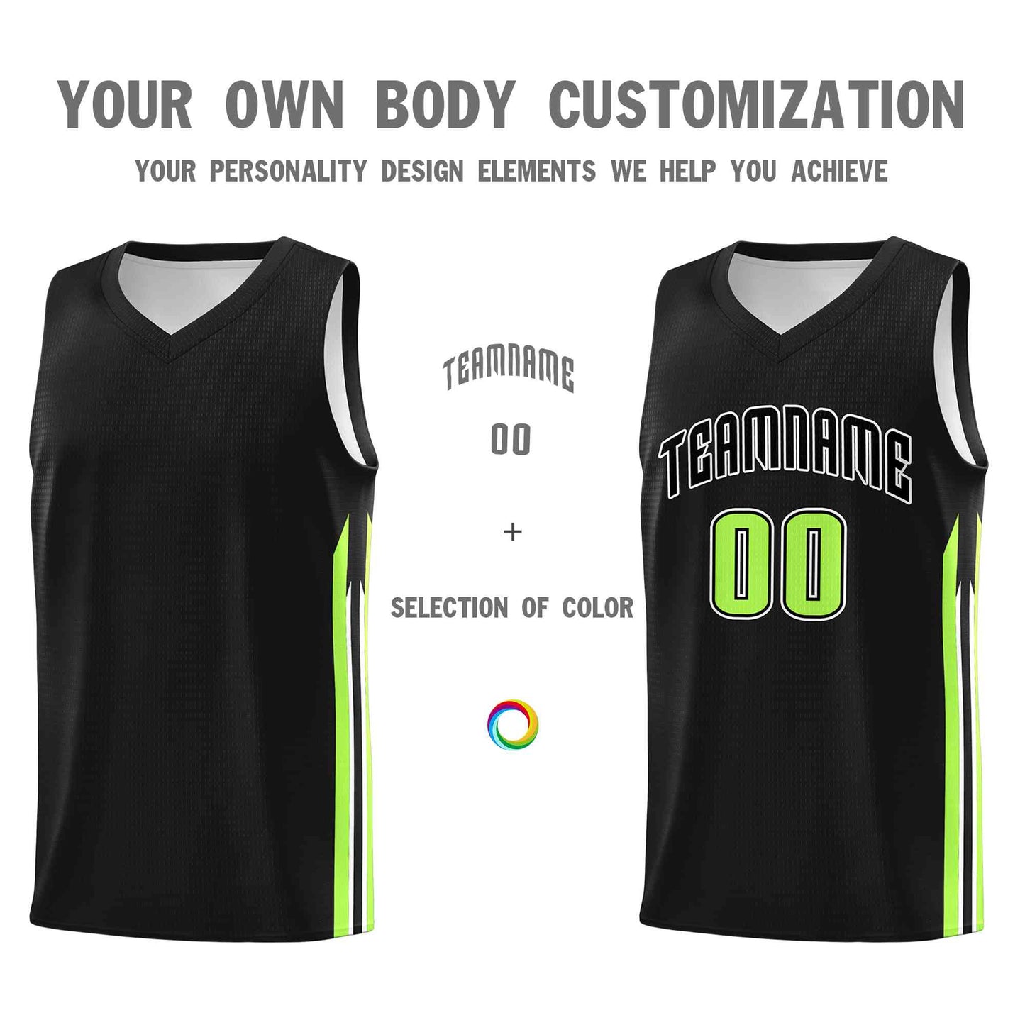 Custom Black Black-Classic Tops Mesh Sport Basketball Jersey