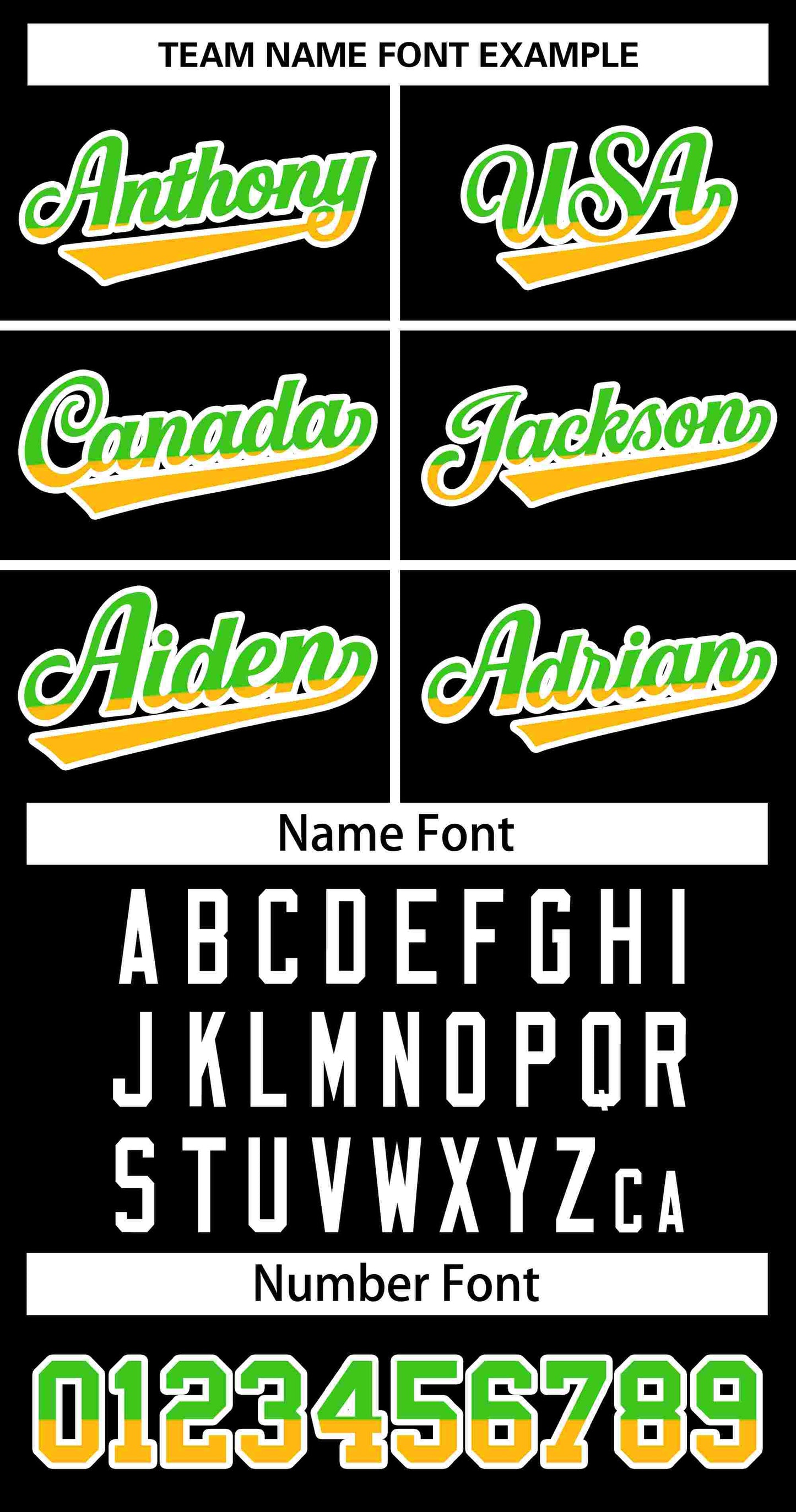 Custom Black Neon Green Gold-White Stripe Font Gradient Fashion Authentic Baseball Jersey