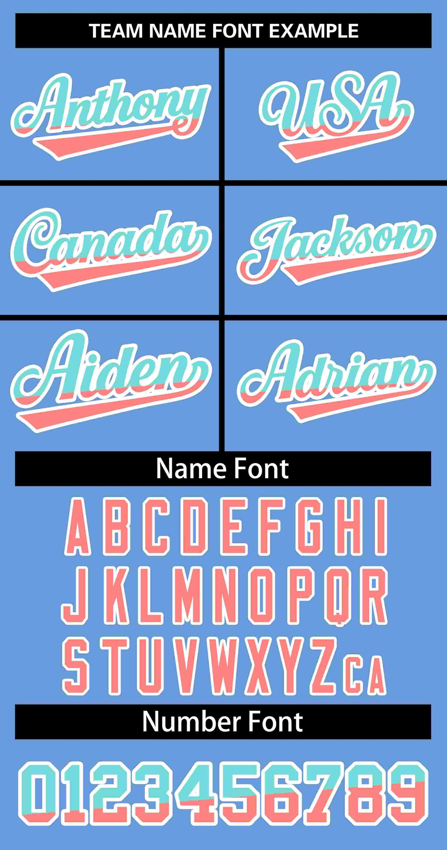 Custom Light Blue Aqua Red-White Stripe Font Gradient Fashion Authentic Baseball Jersey