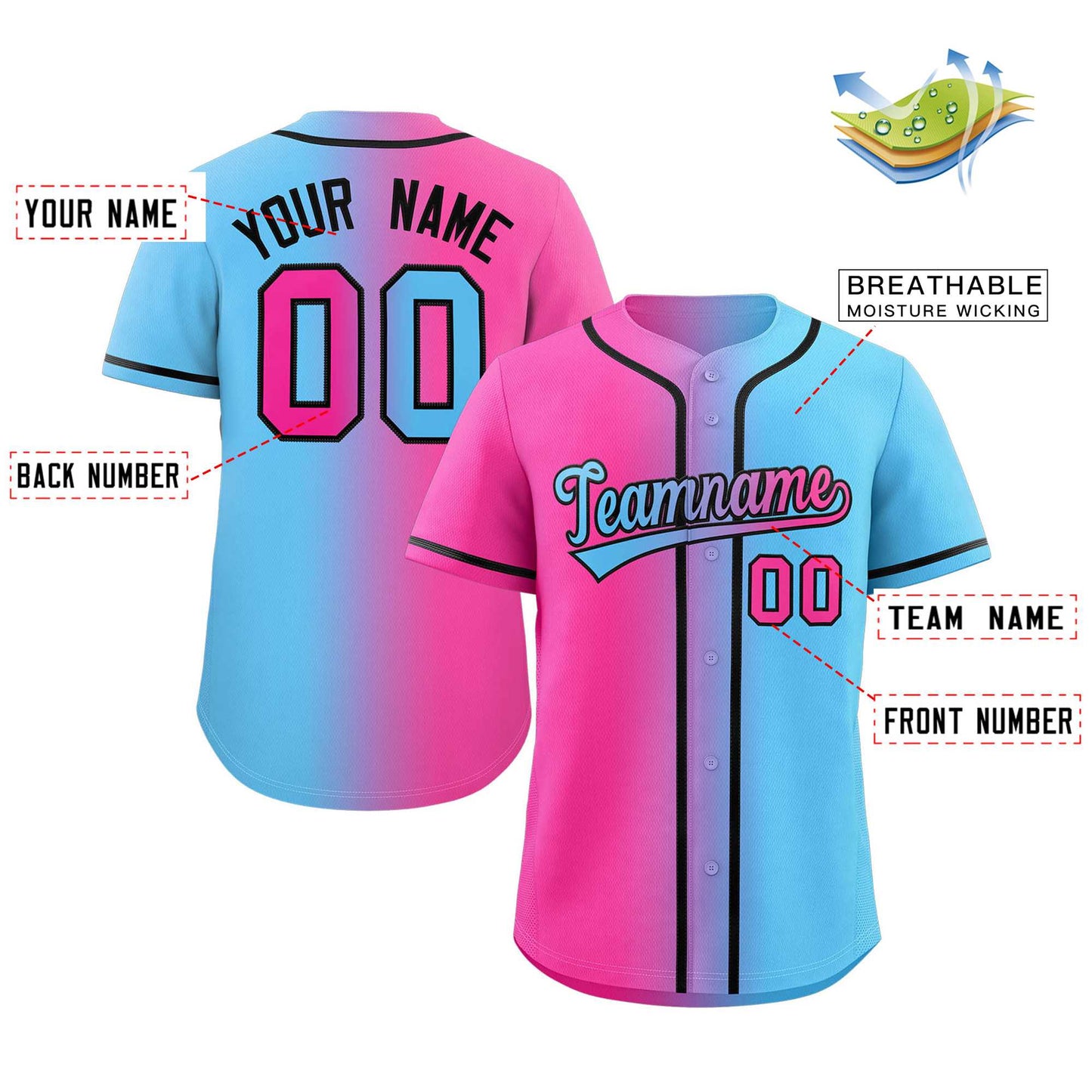 Custom Baseball Jersey Stitched Personalized Baseball Sports Uniform For Men Women Boy