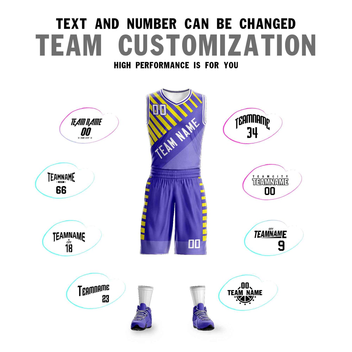 Custom Purple White Graffiti Pattern Sets Bar Element Basketball Jersey