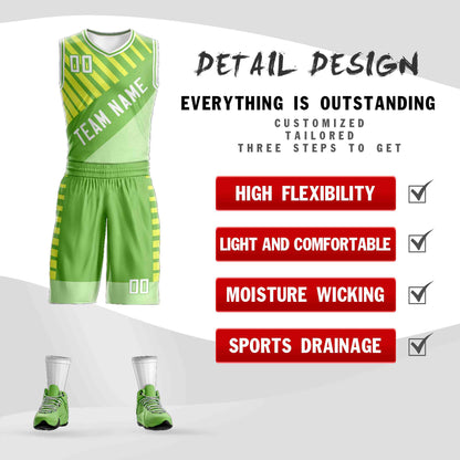 Custom Light Green White Graffiti Pattern Sets Bar Element Basketball Jersey