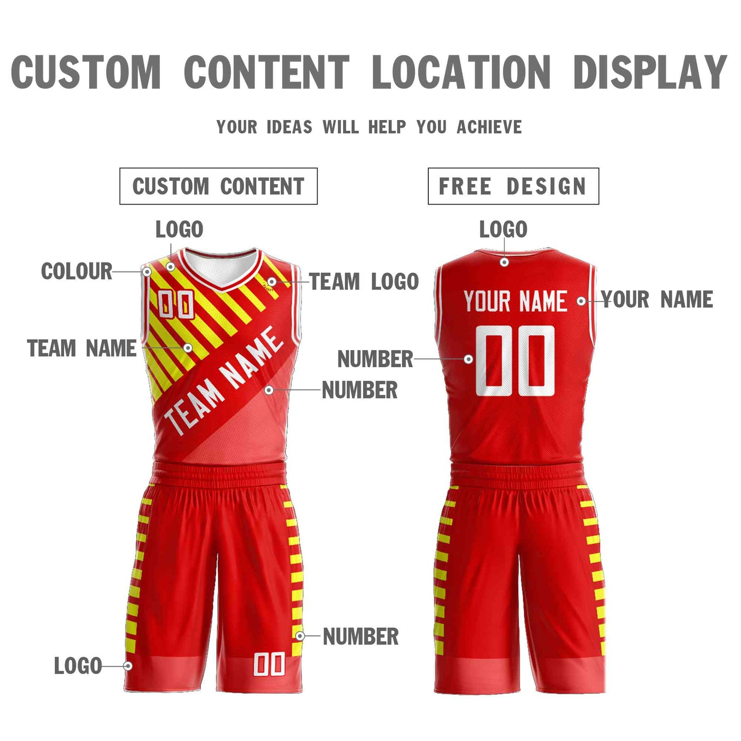 Custom Red White Graffiti Pattern Sets Bar Element Basketball Jersey