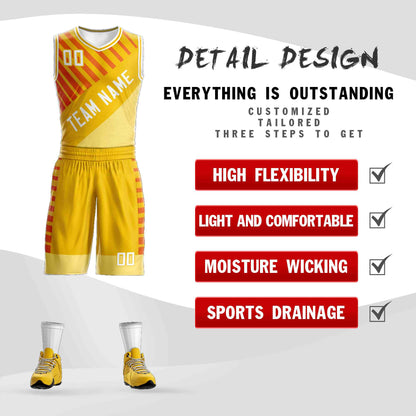 Custom Gold White Graffiti Pattern Sets Bar Element Basketball Jersey