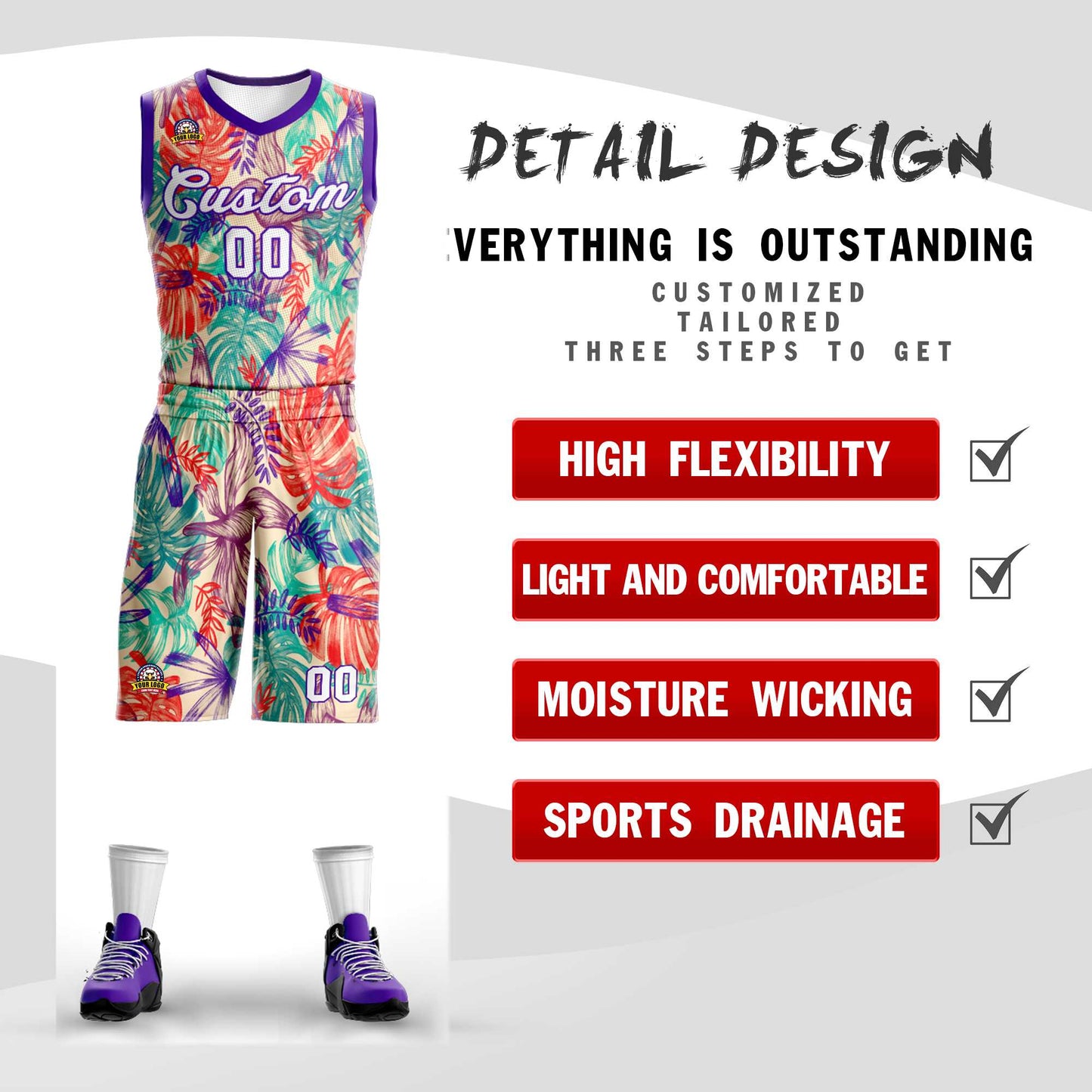 Custom Green White-Purple Graffiti Pattern Sets Mesh Basketball Jersey