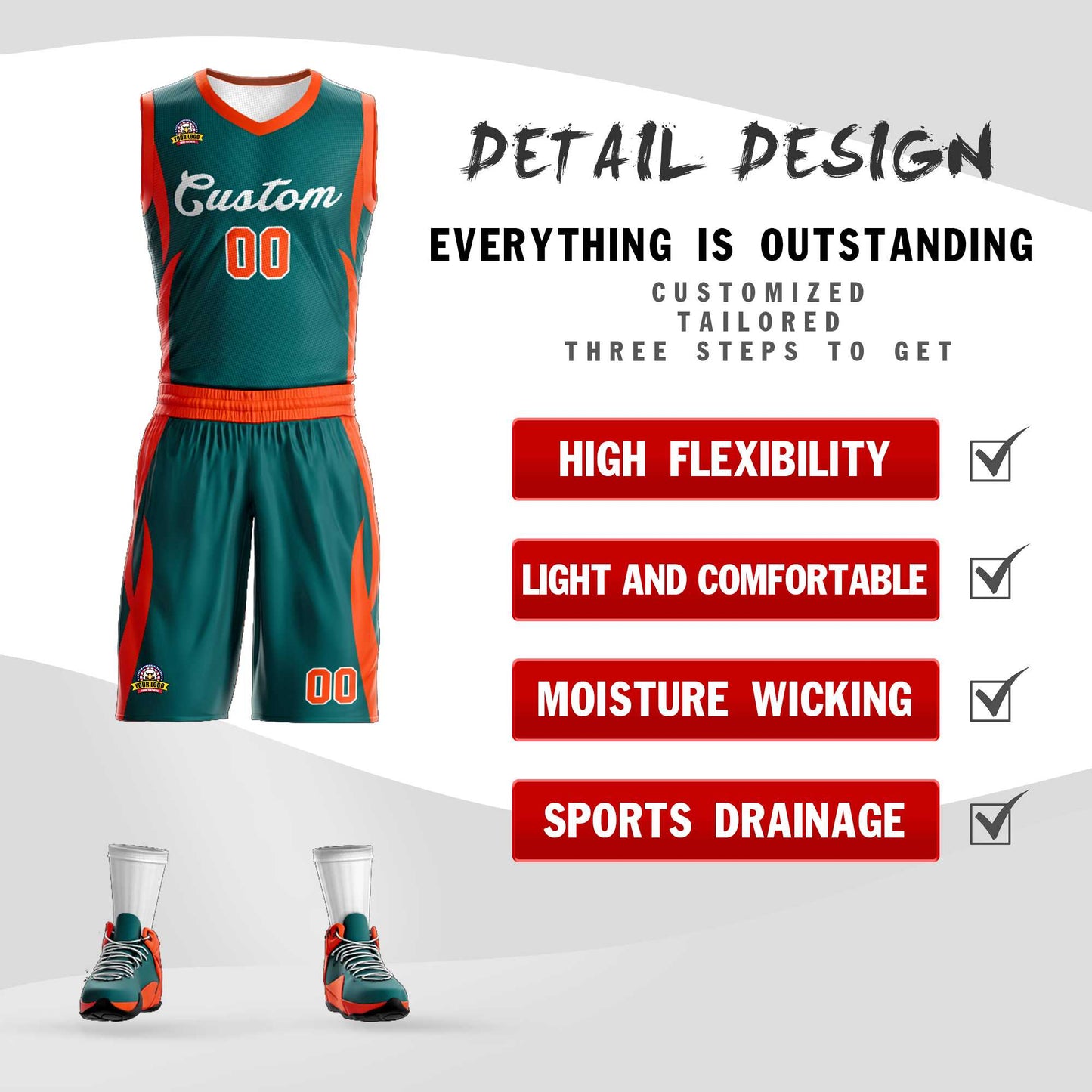 Custom Aqua White Classic Sets Mesh Basketball Jersey