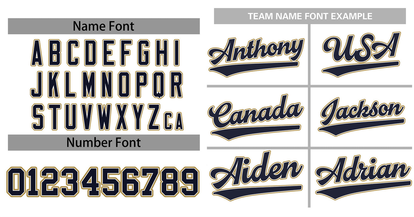 Custom White Navy-Old Gold Classic Style Authentic Baseball Jersey