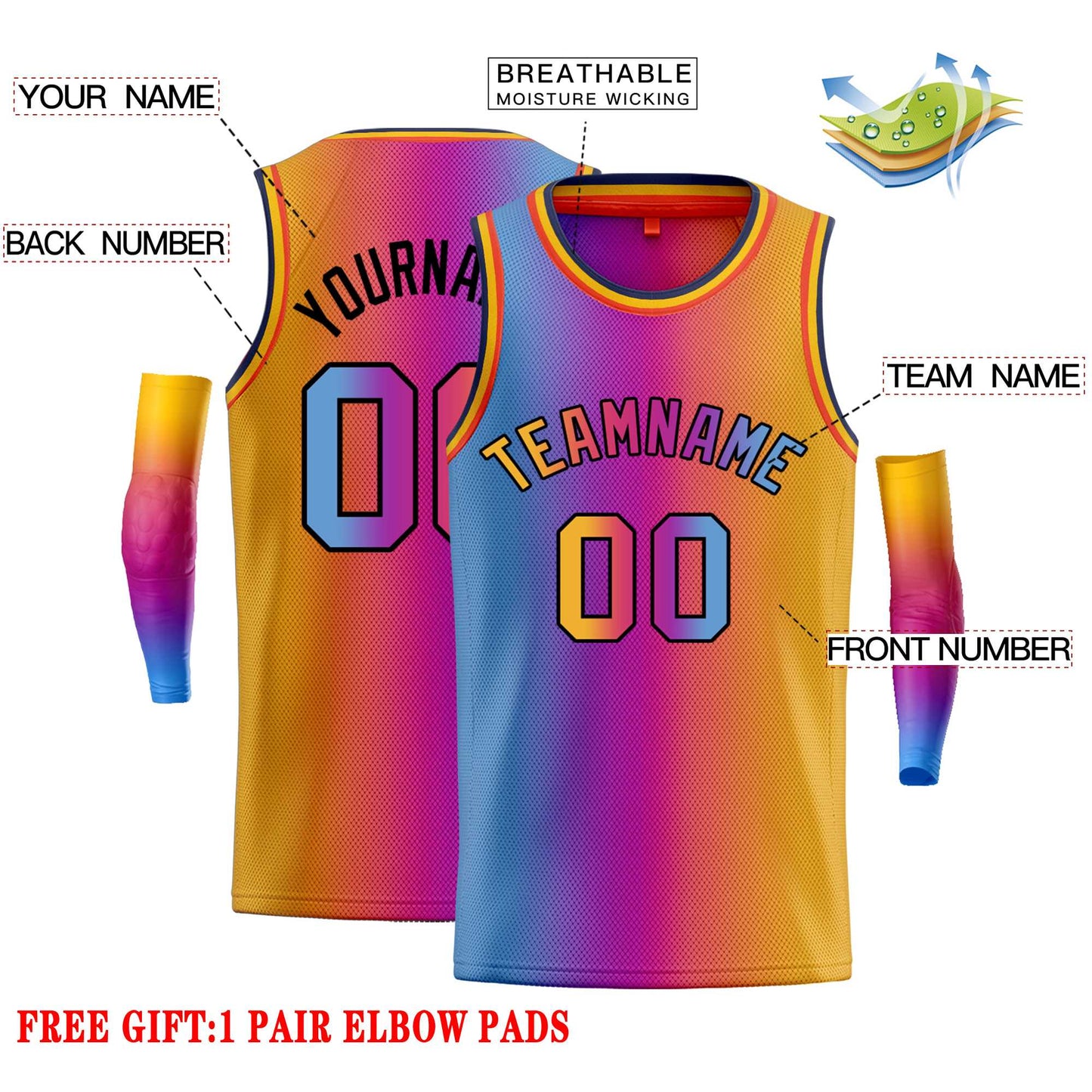 Custom Basketball Jersey Stitched or Printed Personalized Team Uniform Tank Top