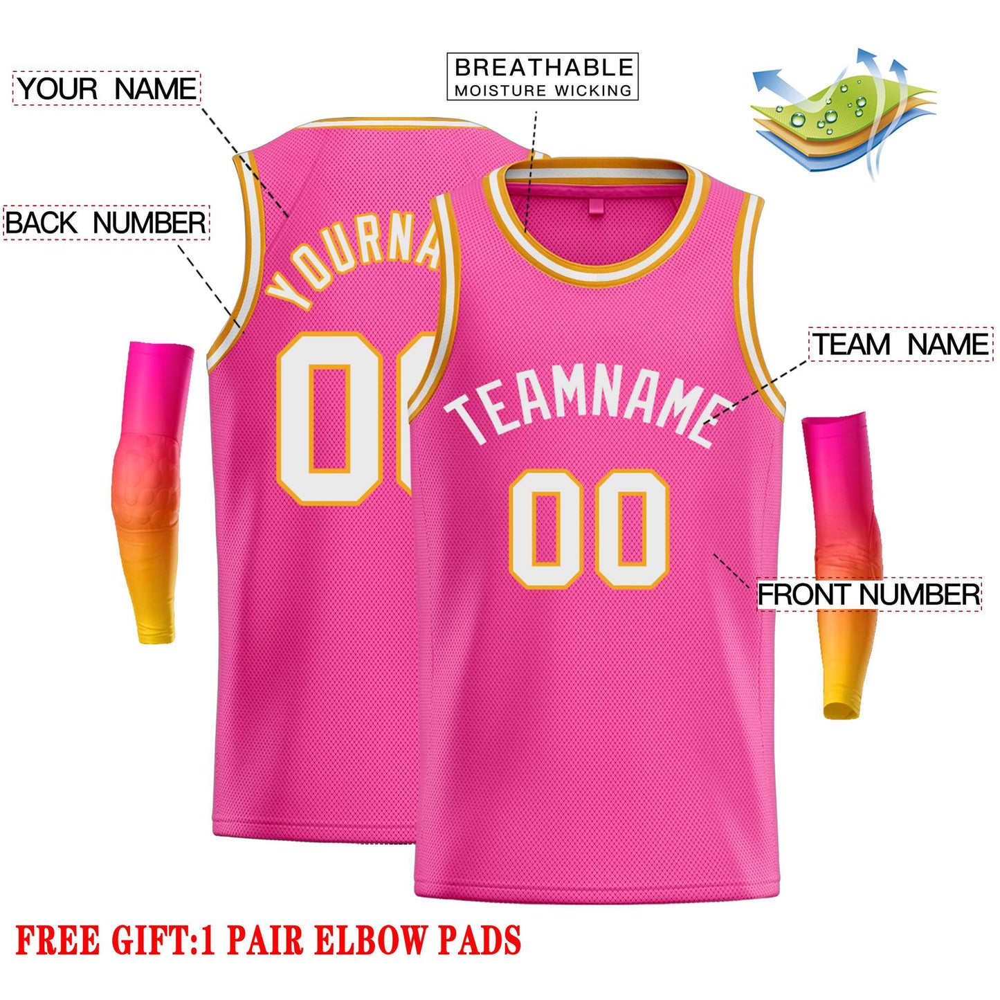 Custom Basketball Jersey Stitched or Printed Personalized Team Uniform Tank Top