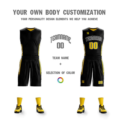 Custom Basketball Jersey Reversible Sets Athletic Team Uniform for Men/Youth