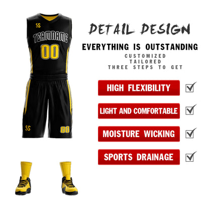 Custom Basketball Jersey Reversible Sets Athletic Team Uniform for Men/Youth