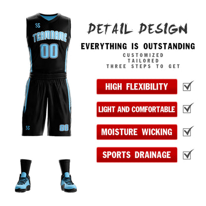 Custom Basketball Jersey Reversible Sets Athletic Team Uniform for Men/Youth