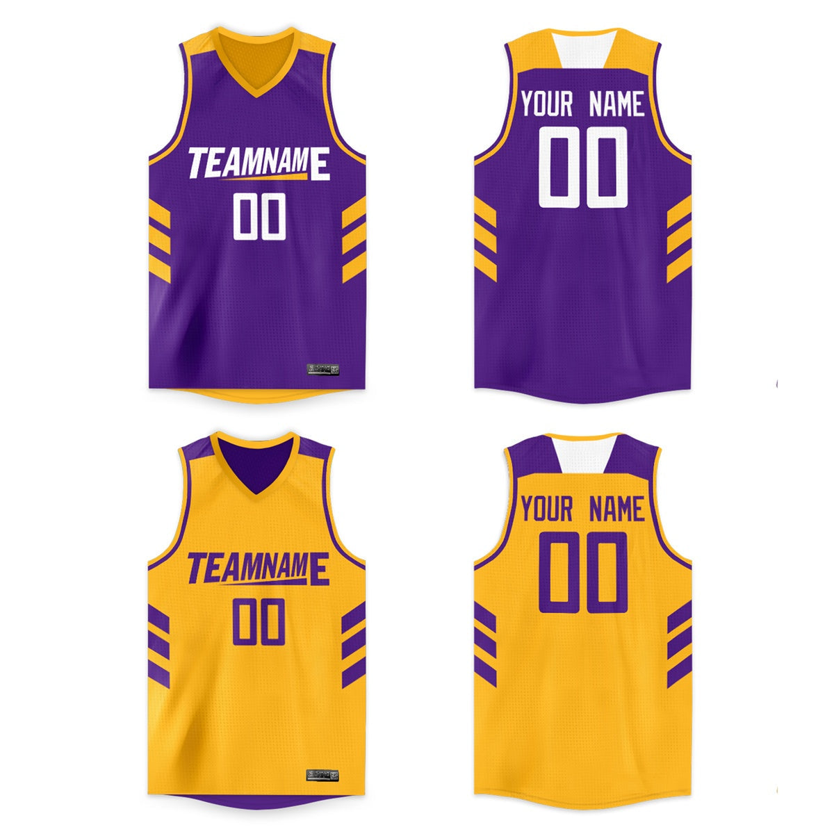 Custom Basketball Jersey Reversible Personalized Team Sports Uniform for Men/Youth