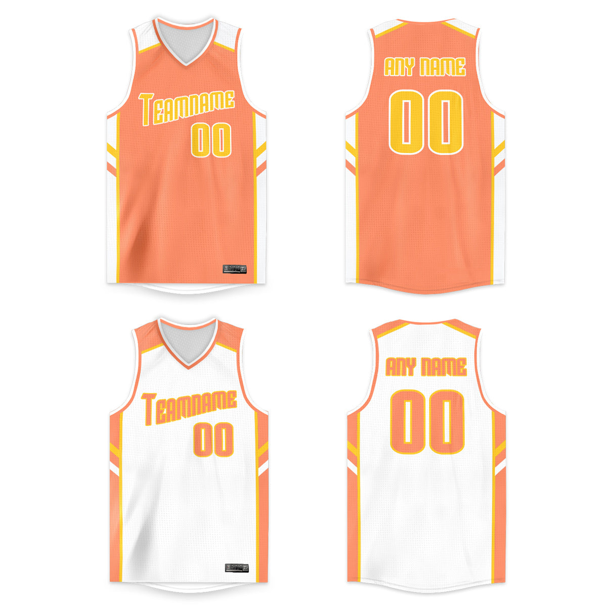 Custom Basketball Jersey Reversible Personalized Team Sports Uniform for Men/Youth