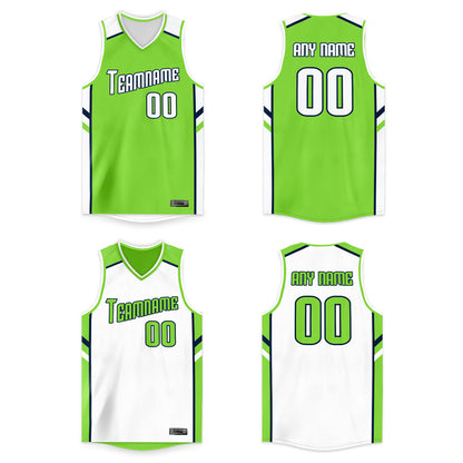 Custom Basketball Jersey Reversible Personalized Team Sports Uniform for Men/Youth