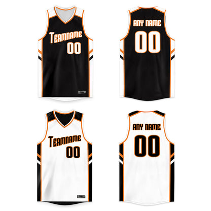 Custom Basketball Jersey Reversible Personalized Team Sports Uniform for Men/Youth