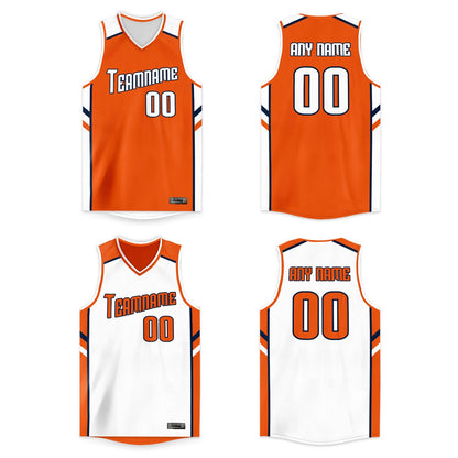 Custom Basketball Jersey Reversible Personalized Team Sports Uniform for Men/Youth