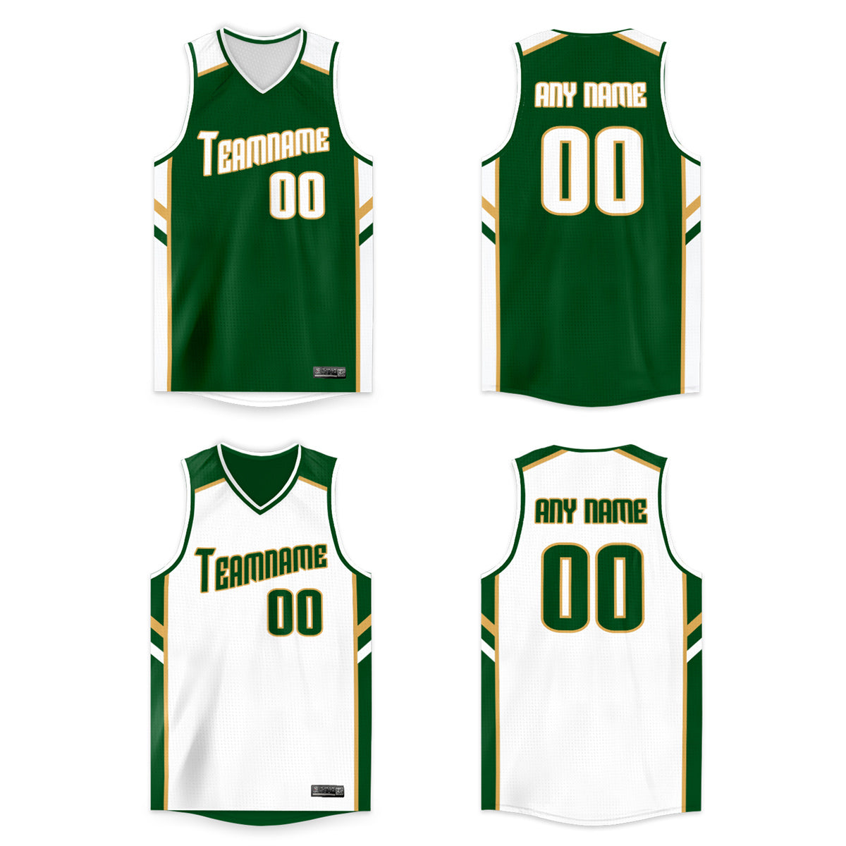 Custom Basketball Jersey Reversible Personalized Team Sports Uniform for Men/Youth