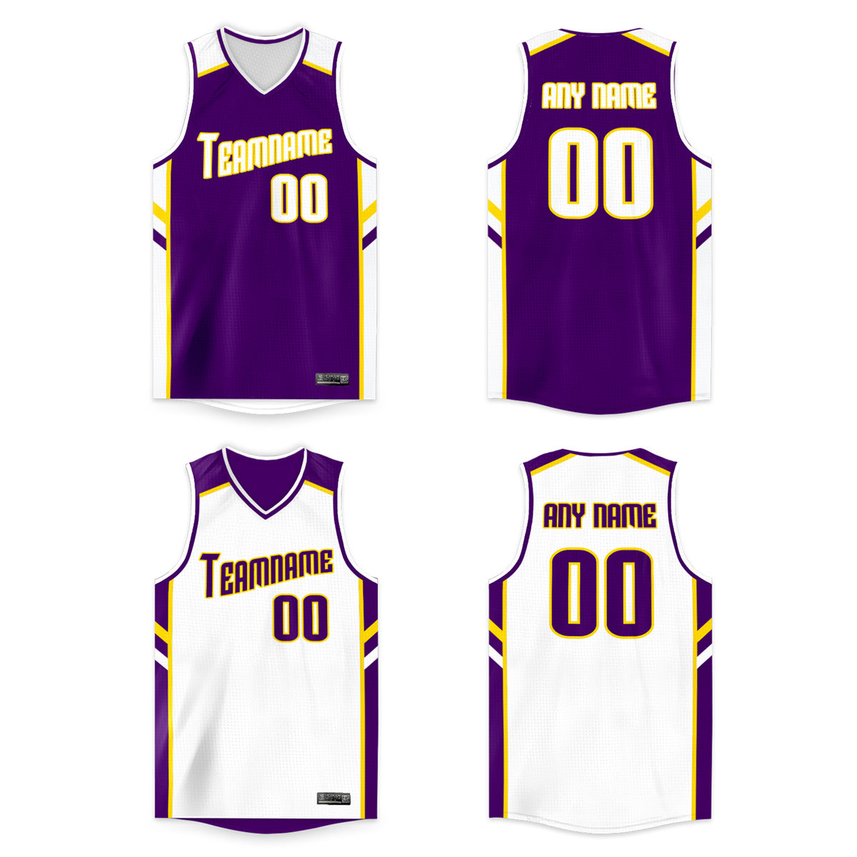 Custom Basketball Jersey Reversible Personalized Team Sports Uniform for Men/Youth