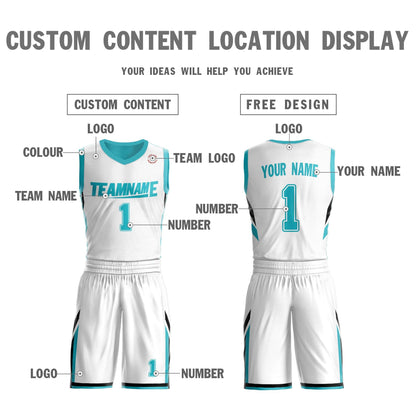 Custom Basketball Jersey Sport Sets Reversible Team Uniforms for Adults/Youth