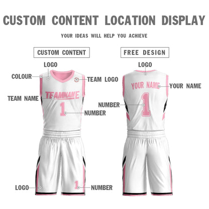 Custom Basketball Jersey Sport Sets Reversible Team Uniforms for Adults/Youth