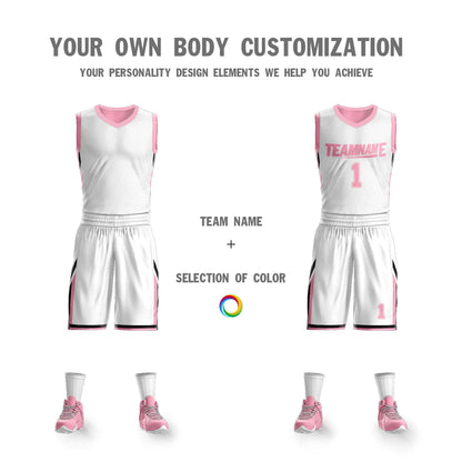 Custom Basketball Jersey Sport Sets Reversible Team Uniforms for Adults/Youth