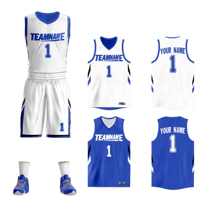 Custom Basketball Jersey Sport Sets Reversible Team Uniforms for Adults/Youth