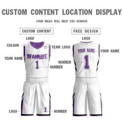 Custom Basketball Jersey Sport Sets Reversible Team Uniforms for Adults/Youth