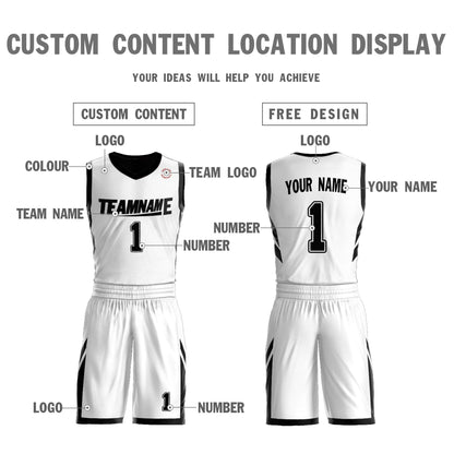 Custom Basketball Jersey Sport Sets Reversible Team Uniforms for Adults/Youth