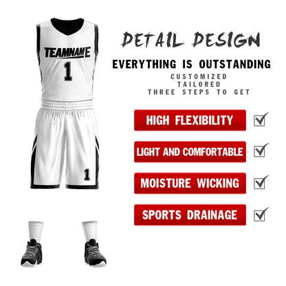 Custom Basketball Jersey Sport Sets Reversible Team Uniforms for Adults/Youth