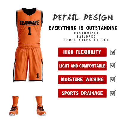 Custom Basketball Jersey Sport Sets Reversible Team Uniforms for Adults/Youth