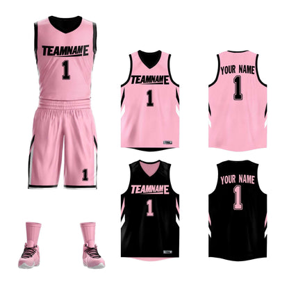 Custom Basketball Jersey Sport Sets Reversible Team Uniforms for Adults/Youth