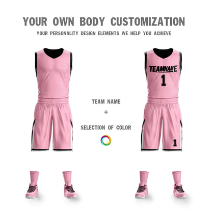 Custom Basketball Jersey Sport Sets Reversible Team Uniforms for Adults/Youth