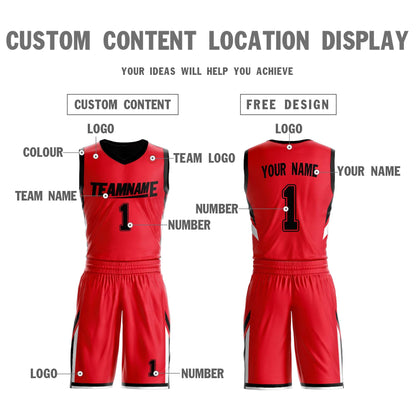 Custom Basketball Jersey Team Sportwear Uniforms Reversible Shirts for Adults/Youth