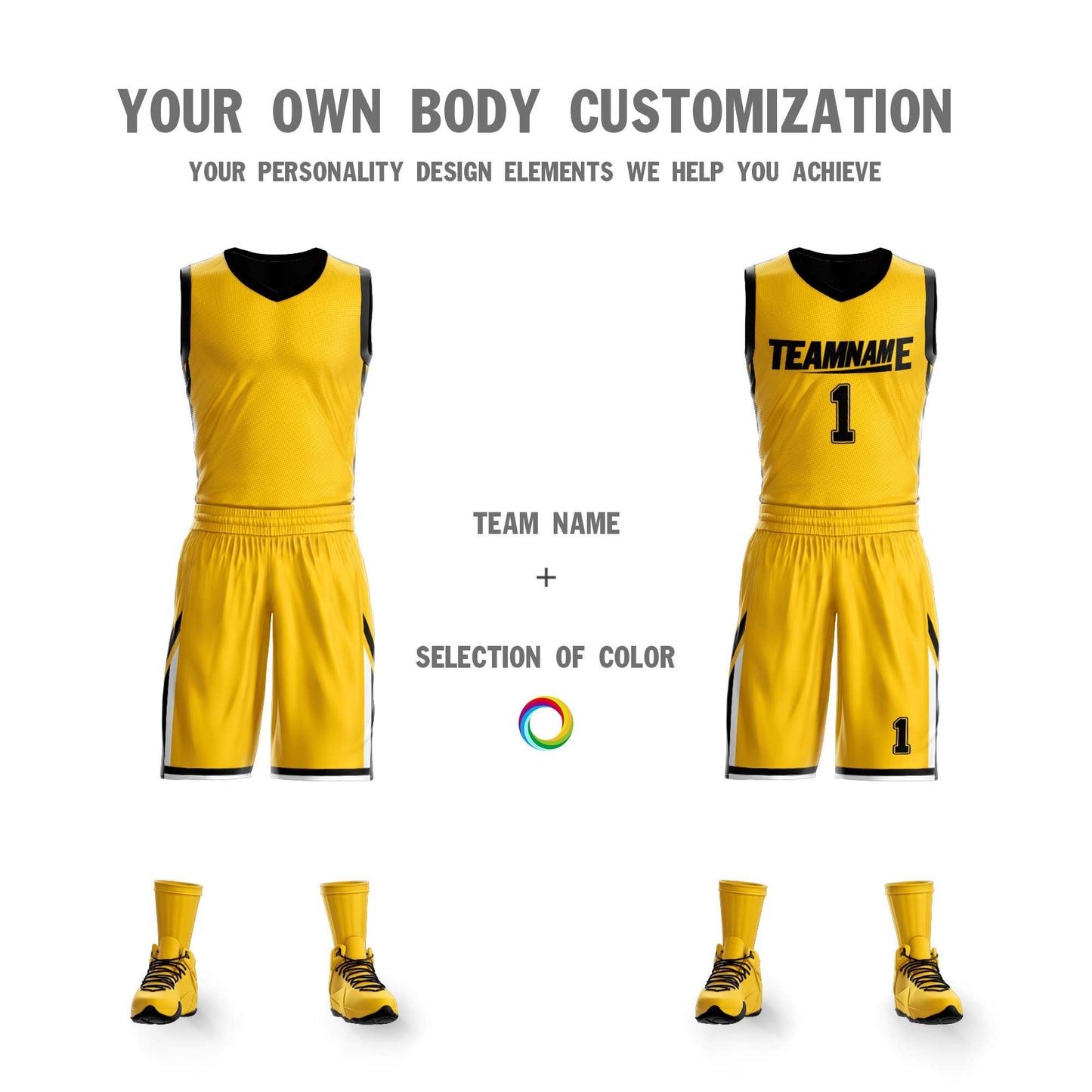 Custom Basketball Jersey Team Sportwear Uniforms Reversible Shirts for Adults/Youth