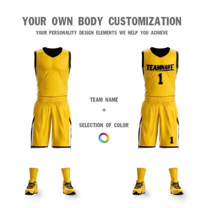 Custom Basketball Jersey Team Sportwear Uniforms Reversible Shirts for Adults/Youth