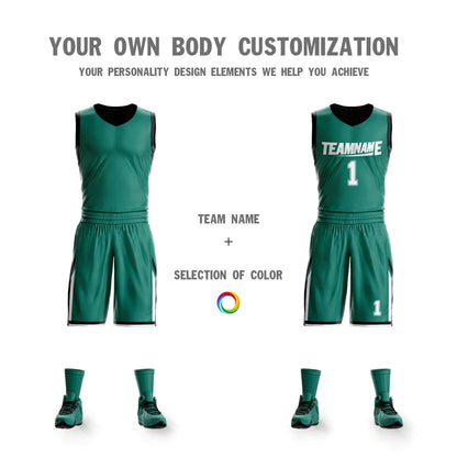 Custom Basketball Jersey Team Sportwear Uniforms Reversible Shirts for Adults/Youth