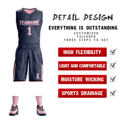 Custom Basketball Jersey Team Sportwear Uniforms Reversible Shirts for Adults/Youth