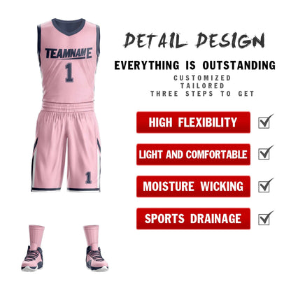 Custom Basketball Jersey Team Sportwear Uniforms Reversible Shirts for Adults/Youth