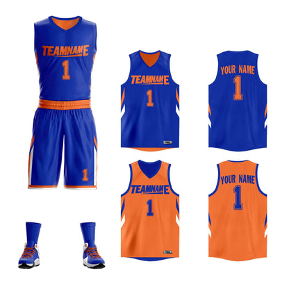 Custom Basketball Jersey Team Sportwear Uniforms Reversible Shirts for Adults/Youth