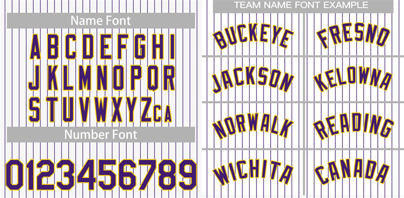 Custom White Purple-Yellow Stripe Fashion Authentic Baseball Jersey