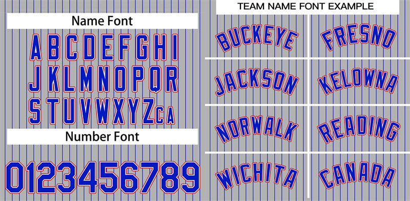 Custom Gray Royal-Orange Stripe Fashion Authentic Baseball Jersey