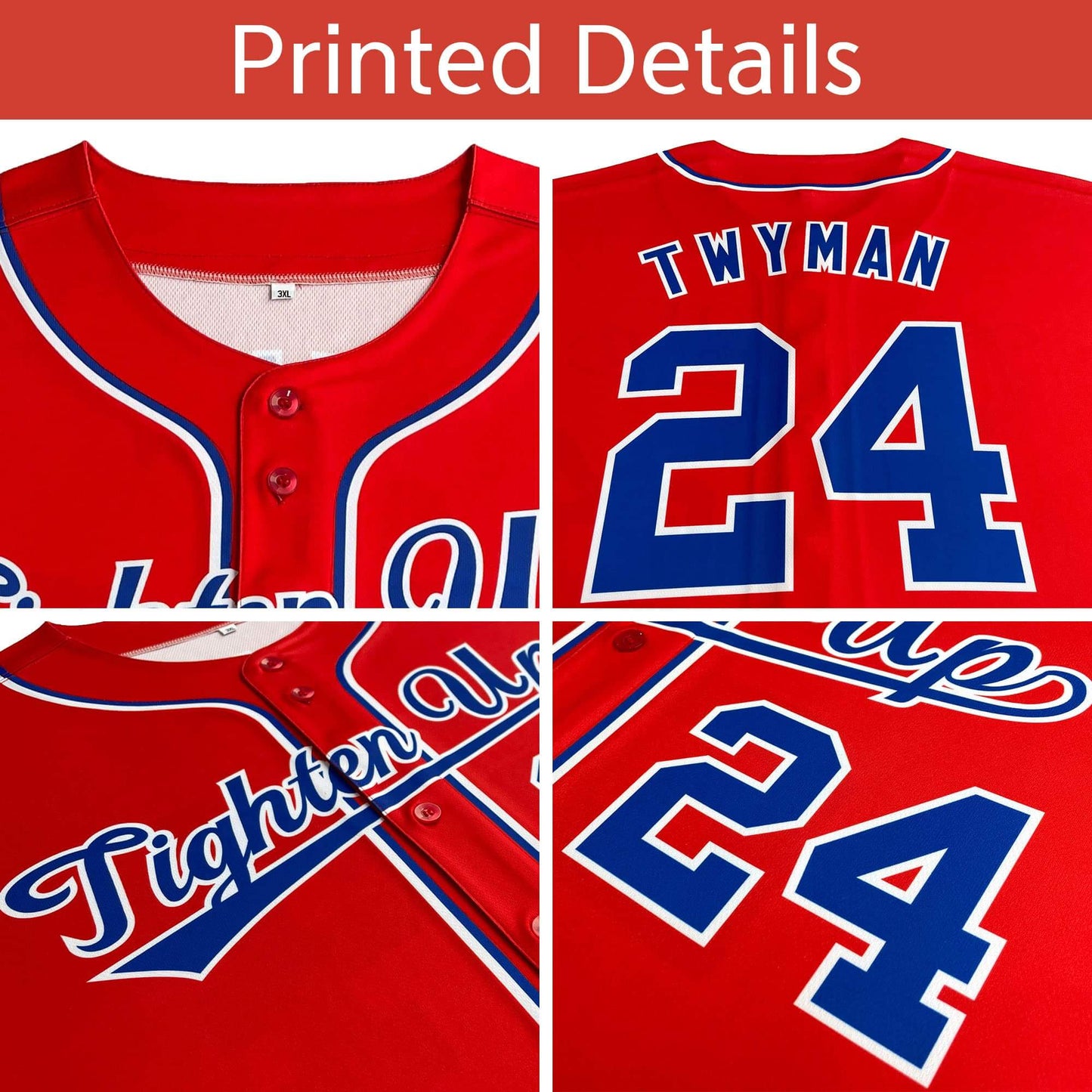 Custom Cream Crimson Texture Graffiti Pattern Personalized Authentic Baseball Jersey