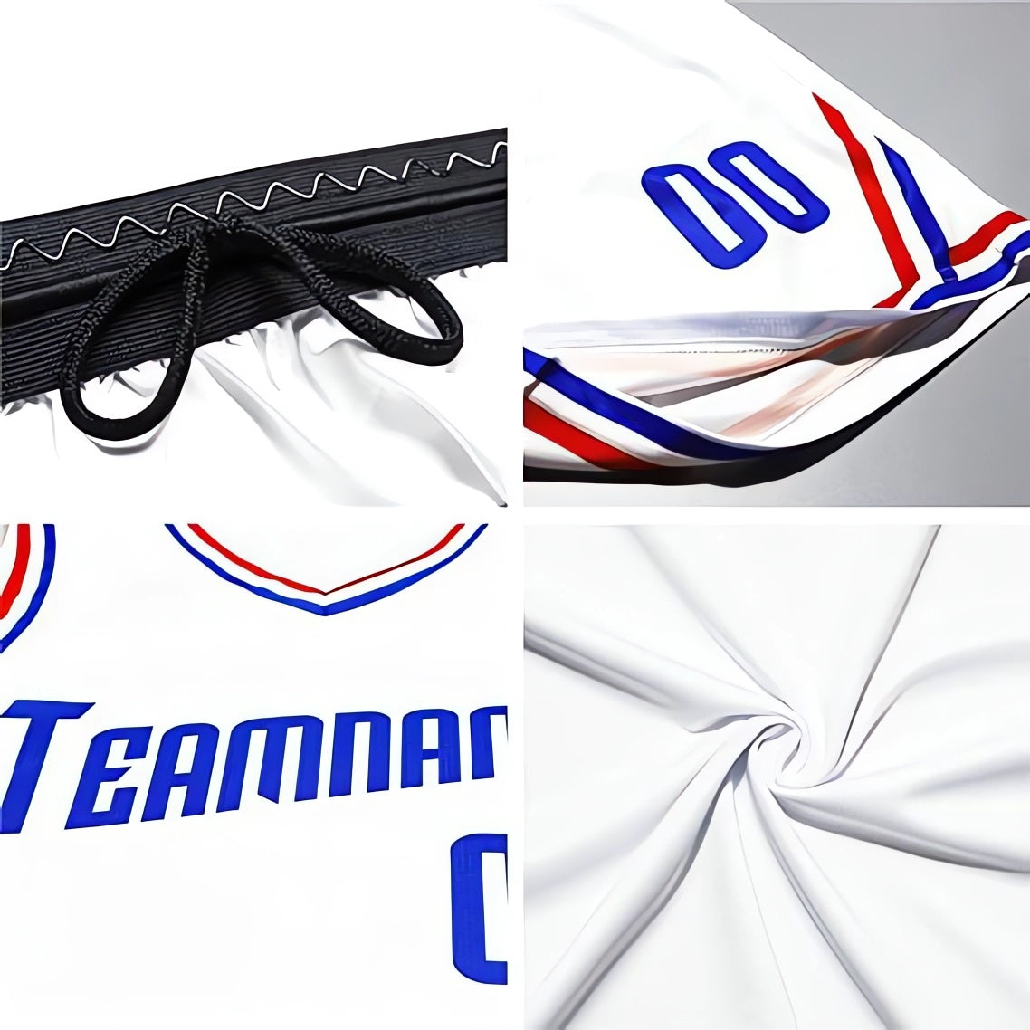 Custom White Royal Graffiti Pattern Sets Claw Element Basketball Jersey