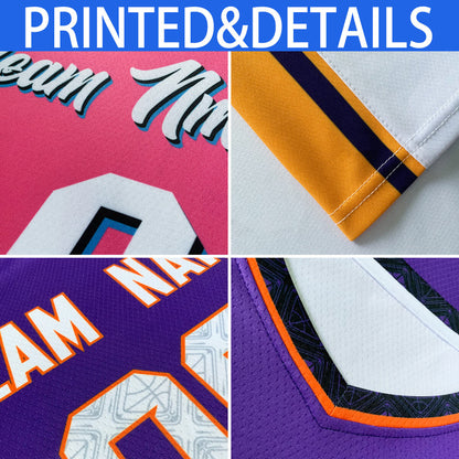 Custom White Black-White Graffiti Pattern Tops Mesh Basketball Jersey