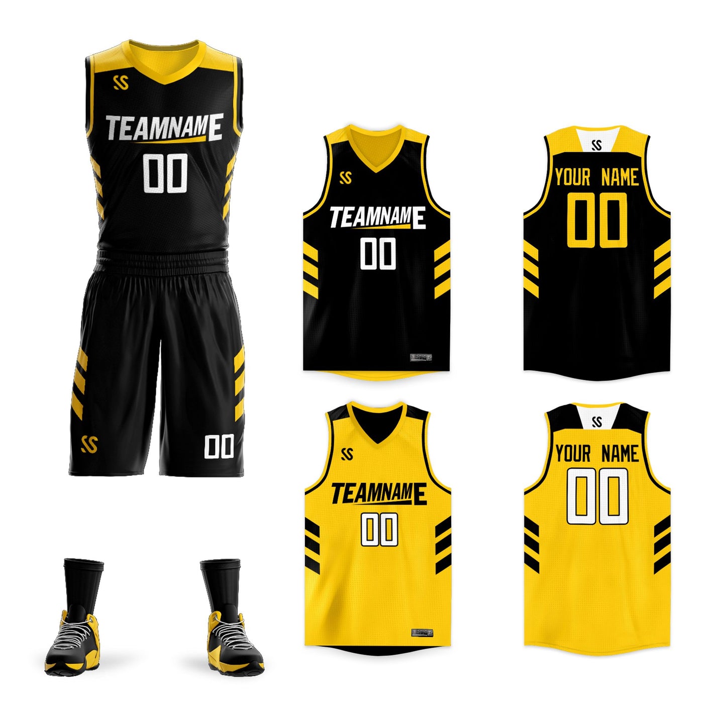 Custom Basketball Jersey Athletic Reversible Sets Uniforms Team Sport for Men/Youth